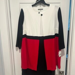 NWT Women’s Plus Size 22W Danny & Nicole Jacket dress